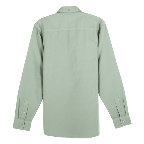 Carhartt WIP L/S Bolton Shirt Misty Sage Garment Dyed I030238_0WB_GD Degli Uberti